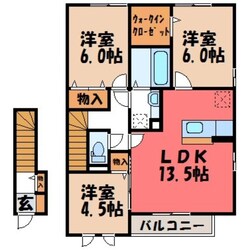 リシェール Ⅰの物件間取画像